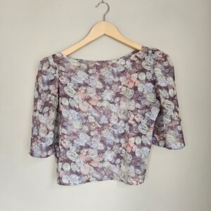 Floral  blouse "Chiffon" by American apparel size S